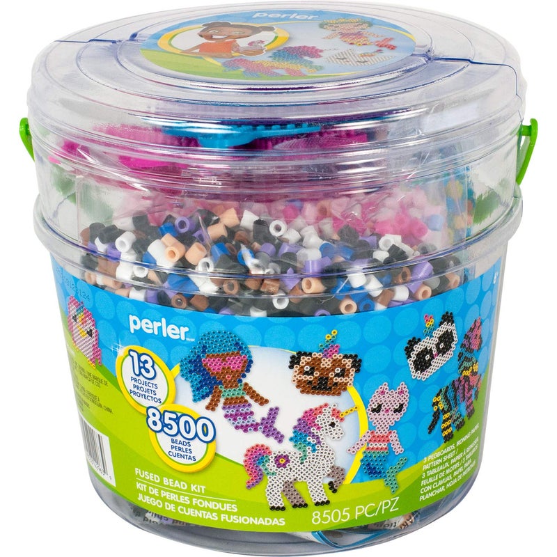 Perler Mystical Creatures Fuse Bead Kit, 8505pc, 13 Patterns, Believe in Magic - Image 1